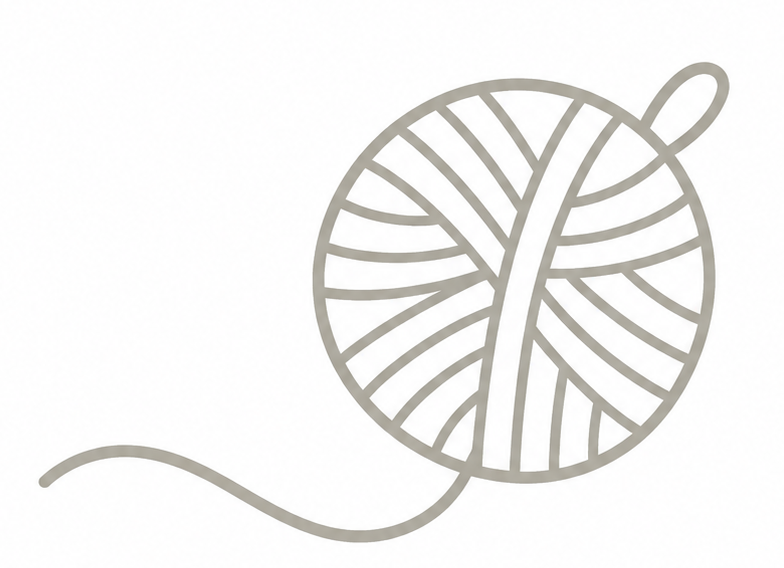 Yarn ball decoration